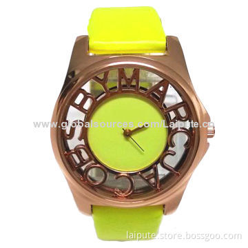2014 Fashion Women's Diamond Watch with Colorful Strap, OEM Orders Welcomed